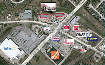 1615 E Broadway St, Pearland, TX - VISTA AÉREA  vista de mapa