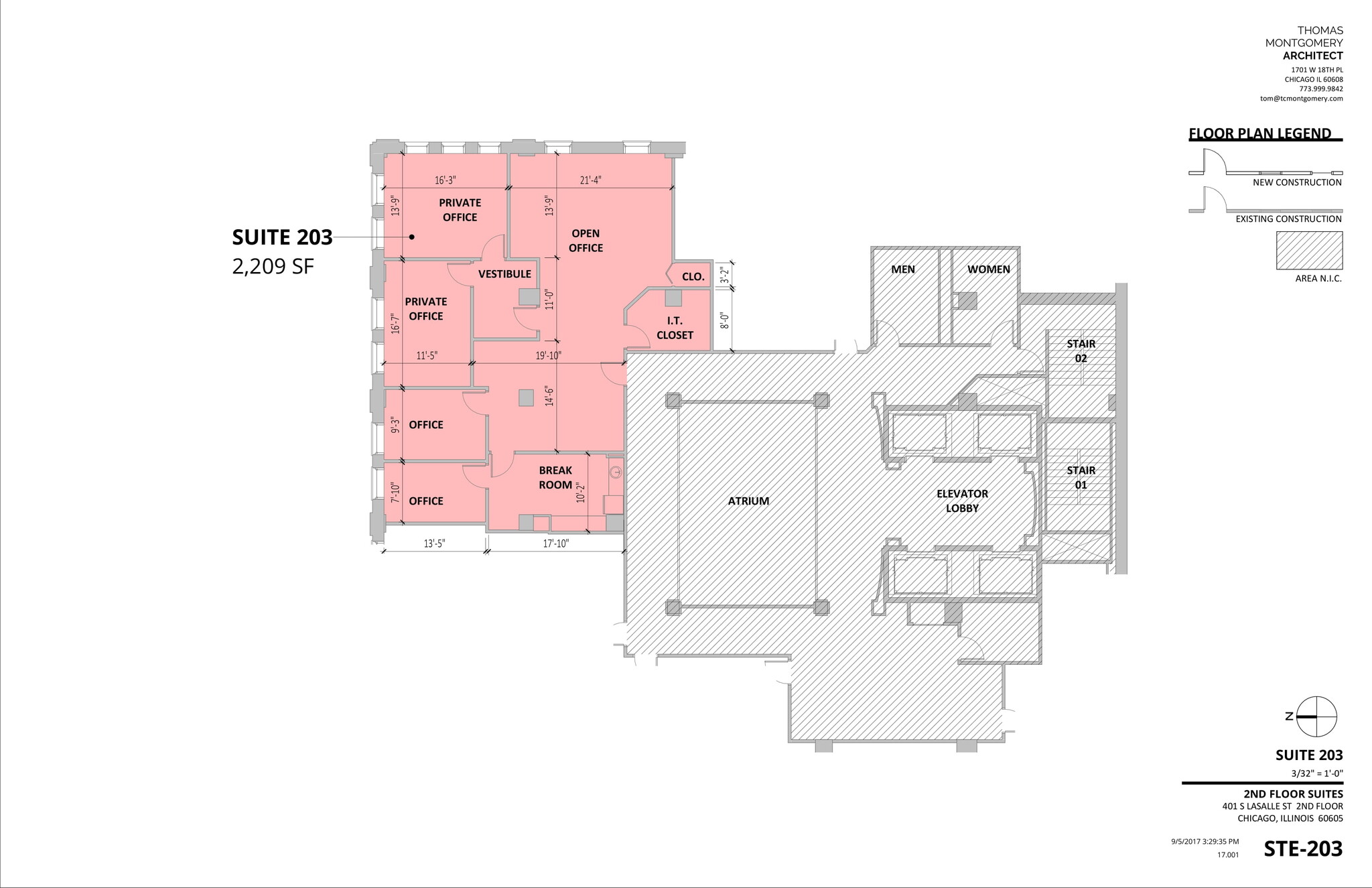 401 S LaSalle St, Chicago, IL en alquiler Plano de la planta- Imagen 1 de 1