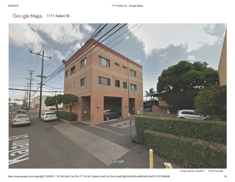 1709 Kalani St, Honolulu, HI en venta - Foto del edificio - Imagen 2 de 6