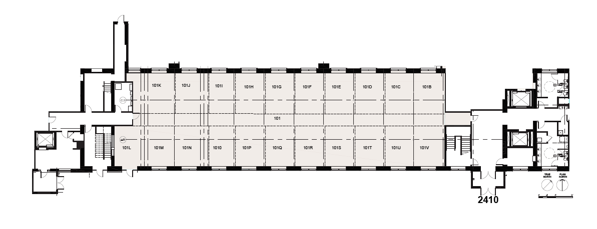 2400 8th Ave, Altoona, PA 16602 - Unidad 101 - - Plano de la planta - Image 1 of 2