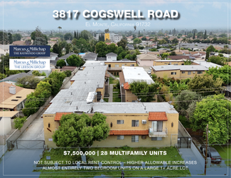 Más detalles para 3817 Cogswell Rd, El Monte, CA - Edificios residenciales en venta