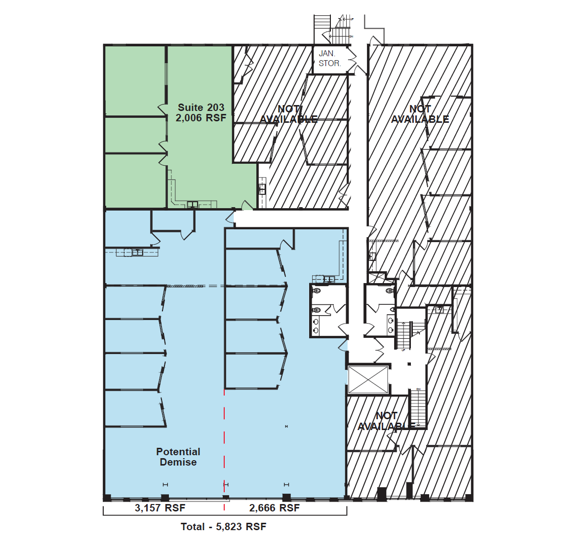 3122 Santa Monica Blvd, Santa Monica, CA en venta Plano de la planta- Imagen 1 de 1