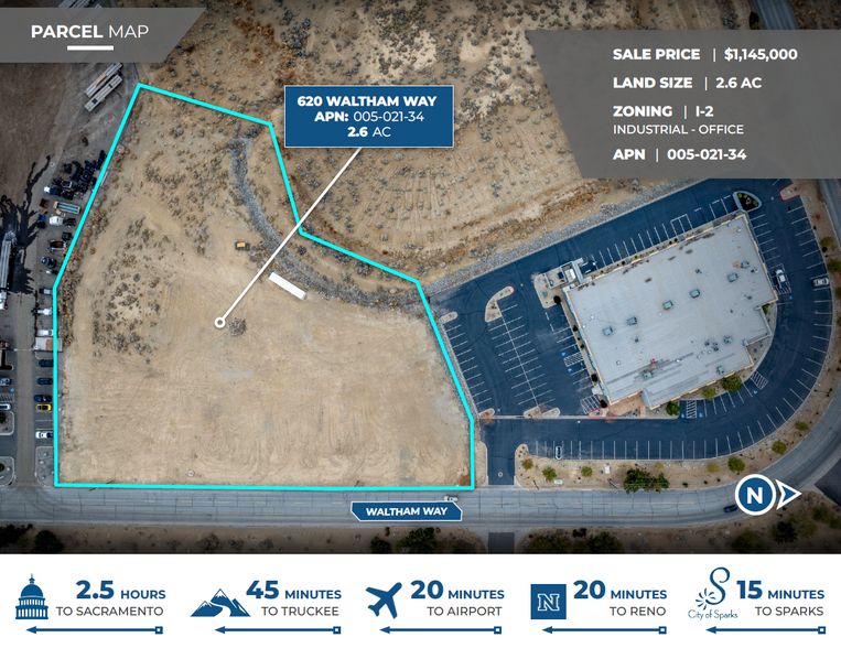 620 Waltham Way, Sparks, NV en venta - Foto del edificio - Imagen 2 de 3