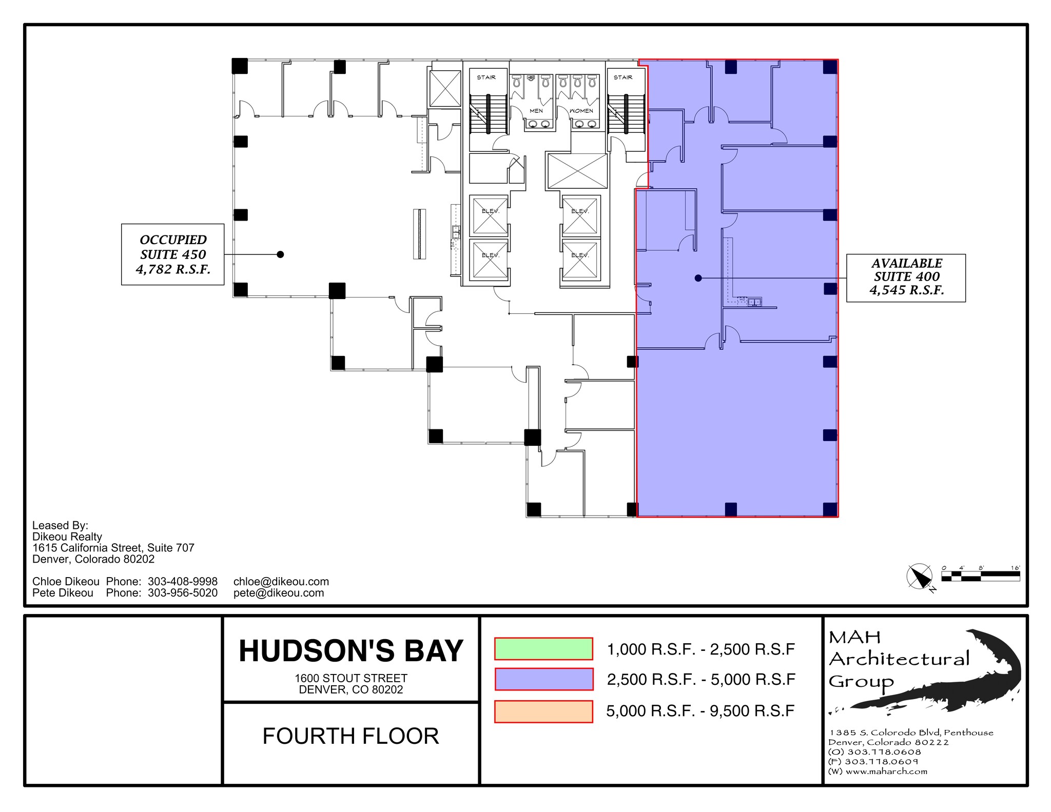 1600 Stout St, Denver, CO en alquiler Plano del sitio- Imagen 1 de 1