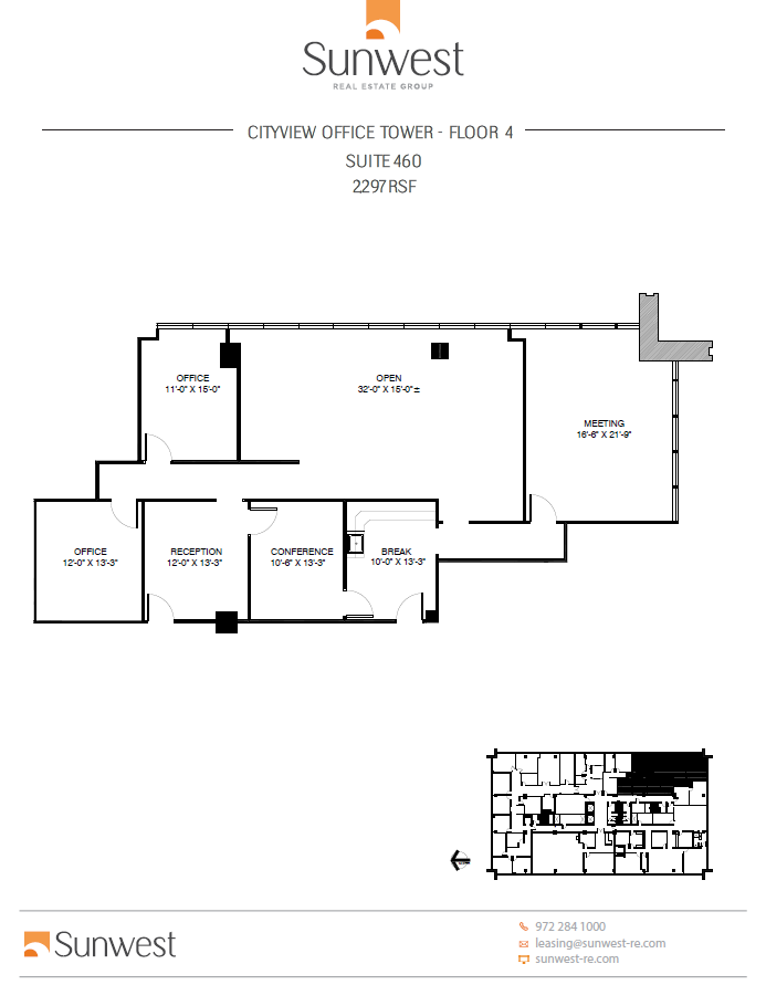 5339 Alpha Rd, Dallas, TX en alquiler Plano de la planta- Imagen 1 de 1