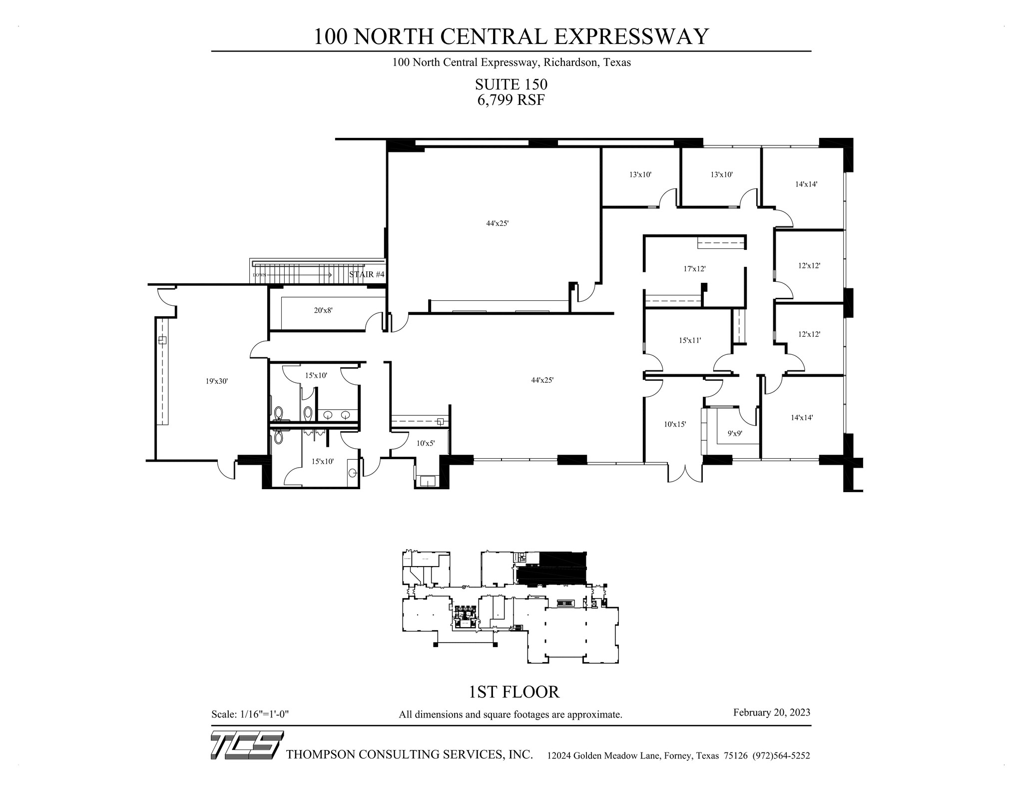 100 N Central Expy, Richardson, TX en alquiler Plano del sitio- Imagen 1 de 1