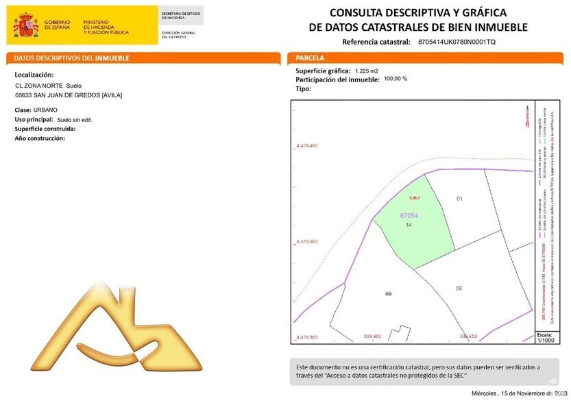 Calle Zona Norte, San Juan de Gredos, Ávila en venta - Foto del edificio - Imagen 2 de 3