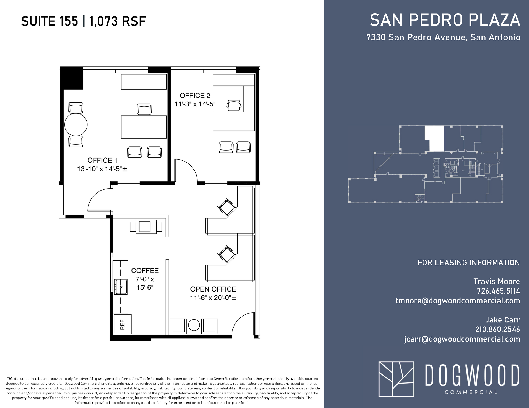 7330 San Pedro Ave, San Antonio, TX en alquiler Plano de la planta- Imagen 1 de 1