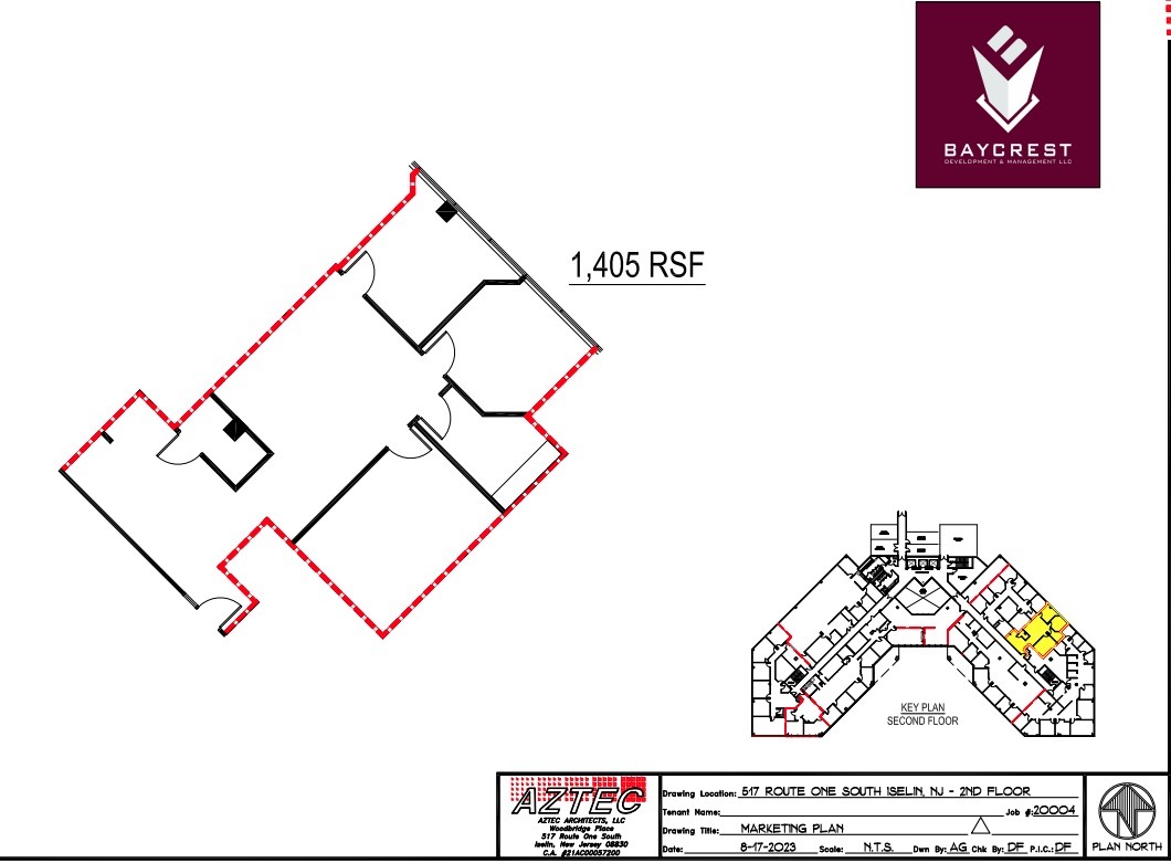 517 Route One South, Iselin, NJ en alquiler Plano de la planta- Imagen 1 de 1