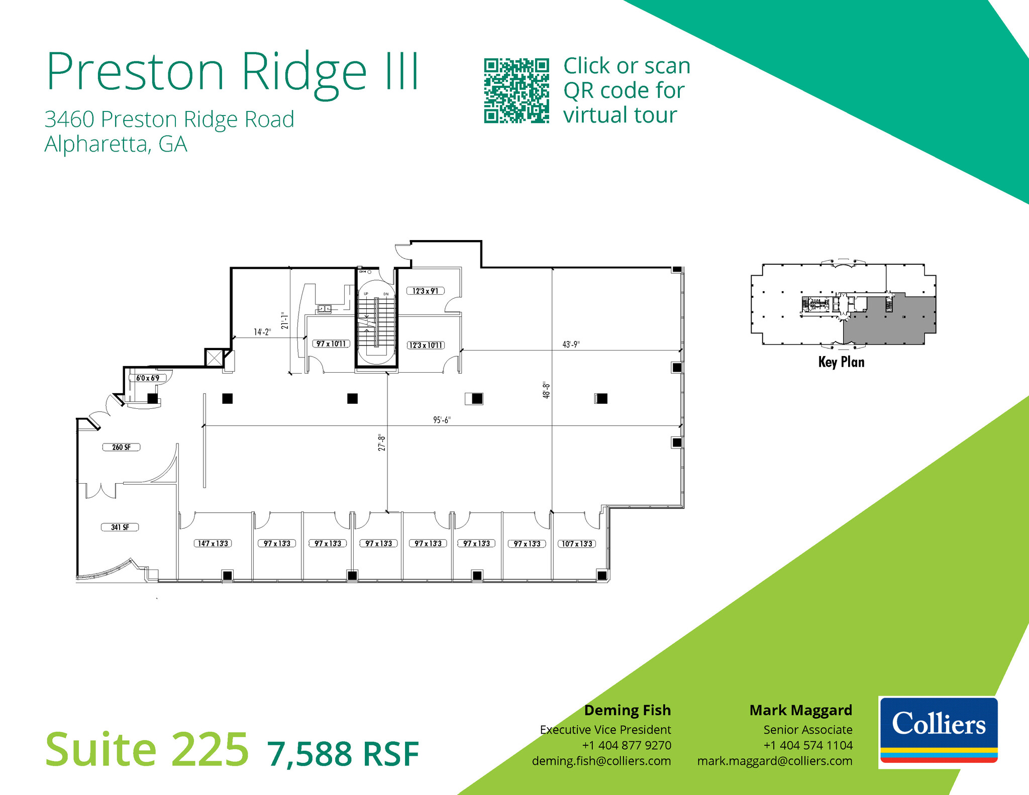 3460 Preston Ridge Rd, Alpharetta, GA en alquiler Plano de la planta- Imagen 1 de 2