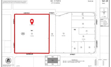 1284 E Lincoln St, Banning, CA en alquiler Plano de solar- Imagen 1 de 1