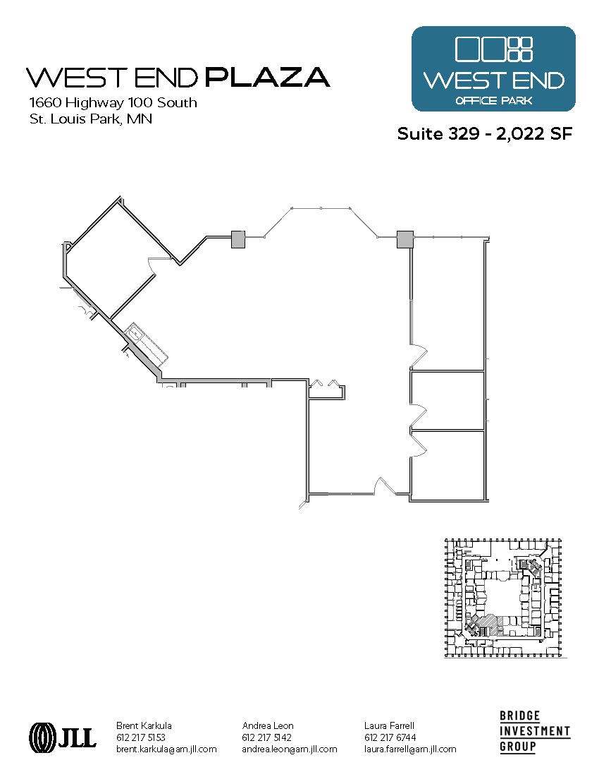 1665 Utica Ave S, Saint Louis Park, MN en alquiler Plano de la planta- Imagen 1 de 1