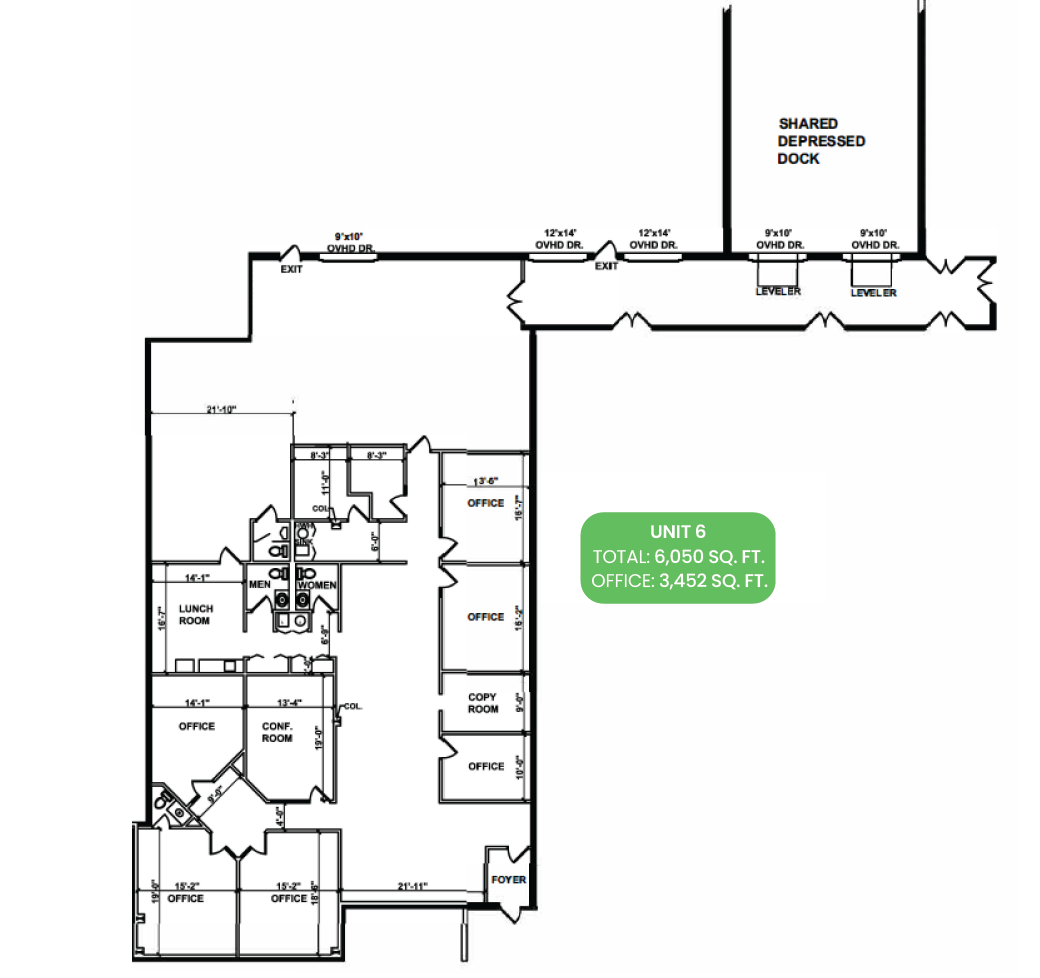 1935-1955 Techny Rd, Northbrook, IL en alquiler Plano de la planta- Imagen 1 de 1