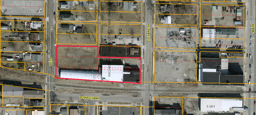 435 N Elizabeth St, Lima, OH en venta - Vista aérea - Imagen 3 de 128