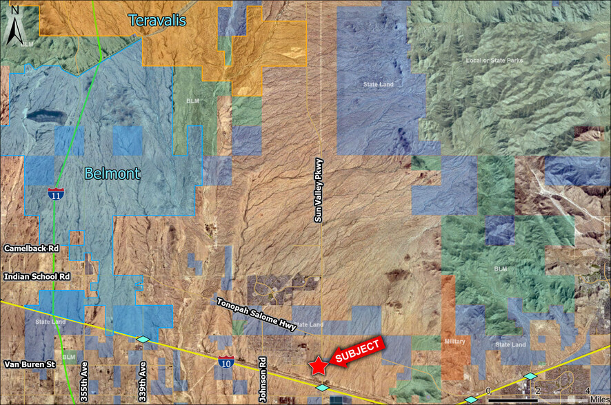 Van Buren & Sun Valley Pkwy st, Buckeye, AZ en venta - Vista aérea - Imagen 3 de 5