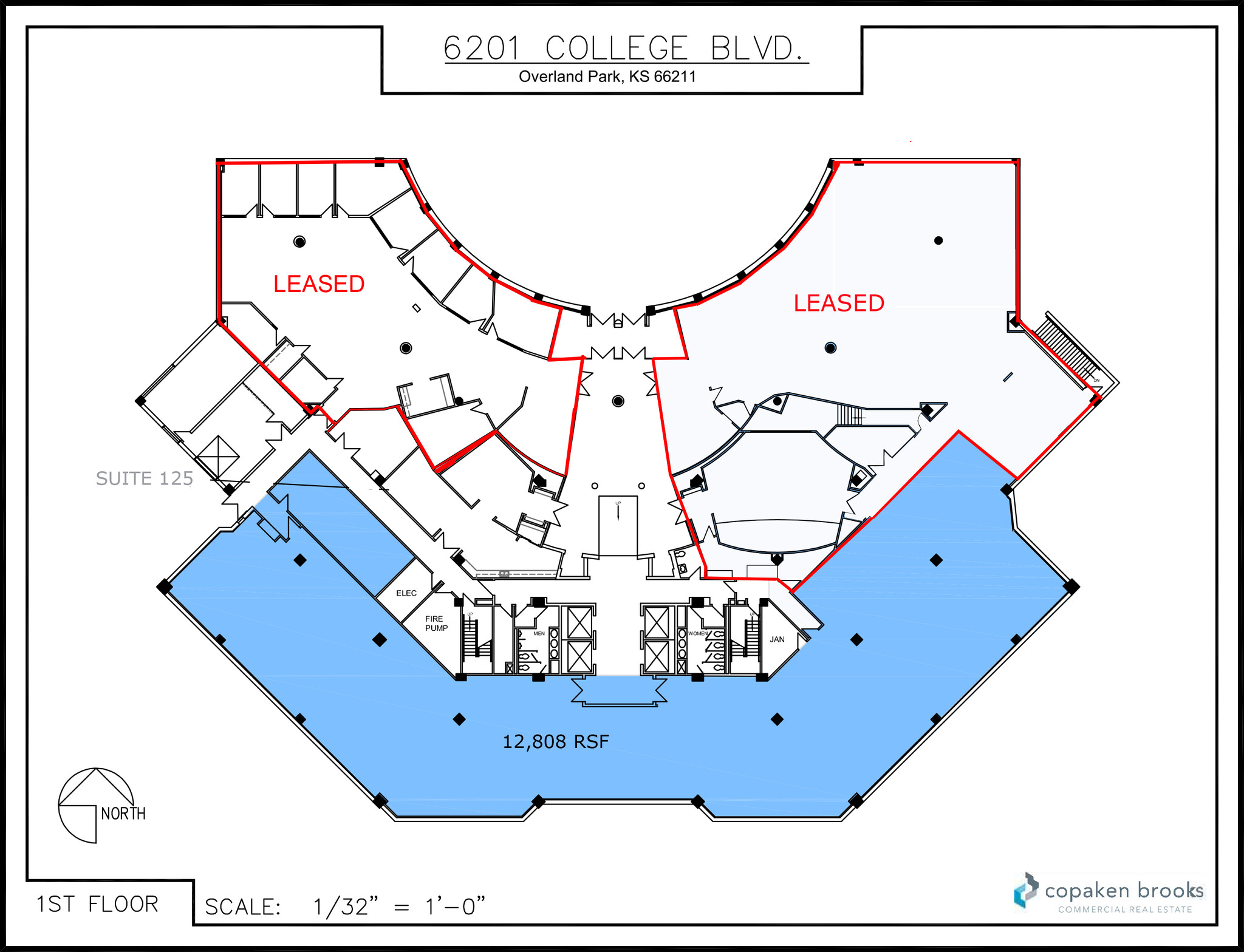 6201 College Blvd, Overland Park, KS en alquiler Plano de la planta- Imagen 1 de 5