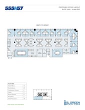 555 W 57th St, New York, NY en alquiler Plano de la planta- Imagen 2 de 3