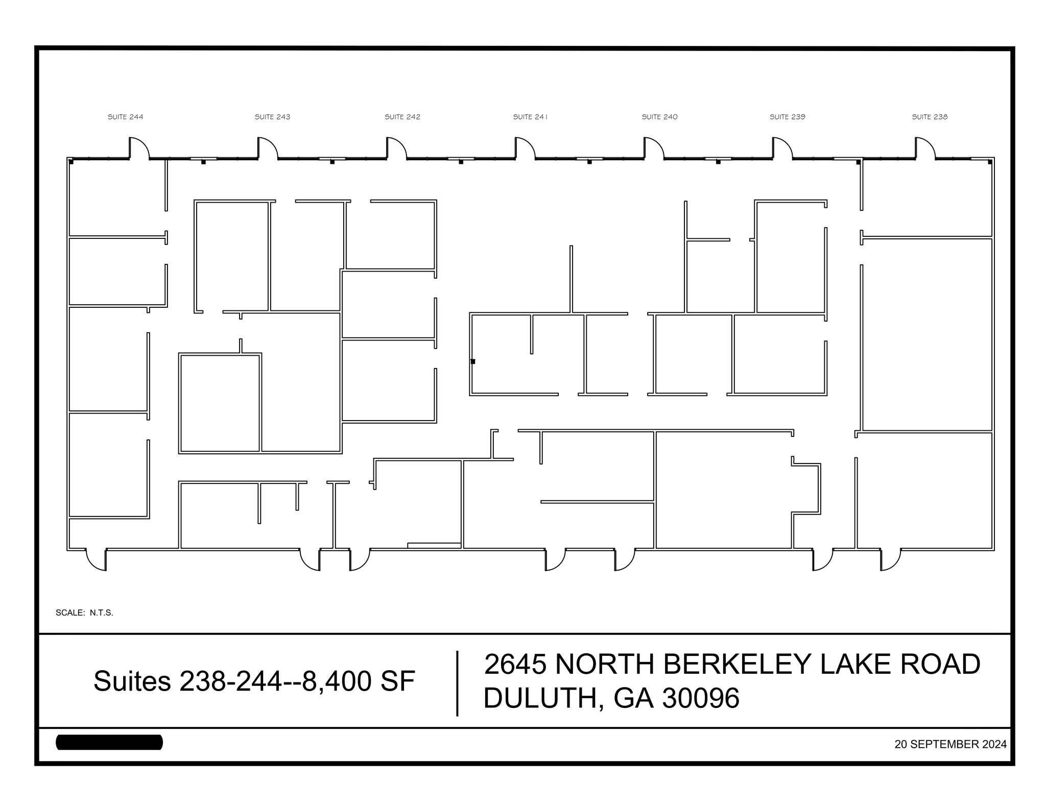 2645 N Berkeley Lake Rd, Duluth, GA en alquiler Plano del sitio- Imagen 1 de 1