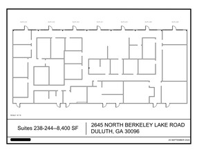 2645 N Berkeley Lake Rd, Duluth, GA en alquiler Plano del sitio- Imagen 1 de 1