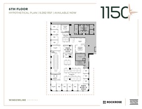 1150 18th St NW, Washington, DC en alquiler Plano de la planta- Imagen 2 de 2