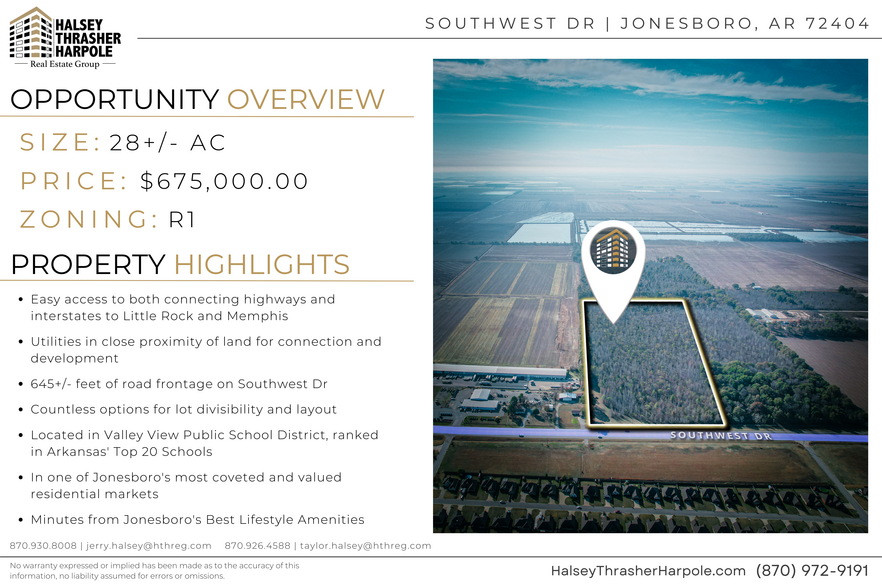 Southwest Drive, Jonesboro, AR en venta - Foto del edificio - Imagen 2 de 9