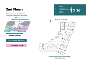 2500 Wilson Blvd, Arlington, VA en alquiler Plano de la planta- Imagen 1 de 1