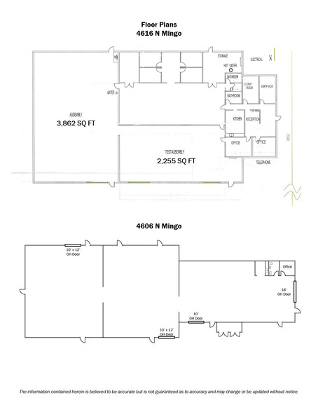 4606 & 4616 N Mingo Road cartera de 2 inmuebles en venta en LoopNet.es - Foto del edificio - Imagen 2 de 3