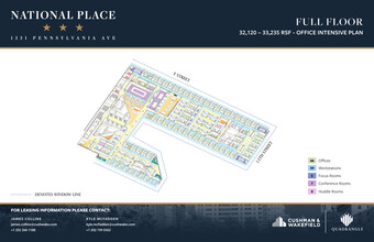 1331 Pennsylvania Ave NW, Washington, DC en alquiler Plano de la planta- Imagen 2 de 11