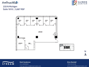 233 N Michigan Ave, Chicago, IL en alquiler Plano de la planta- Imagen 1 de 1