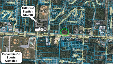 960 E Nine Mile Rd, Pensacola, FL - VISTA AÉREA  vista de mapa - Image1