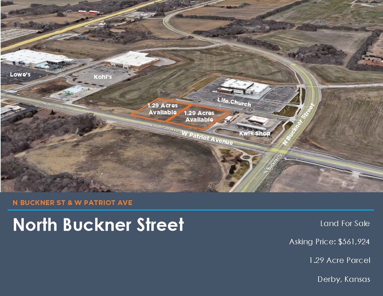 Buckner & 63rd St S, Derby, KS en venta - Foto del edificio - Imagen 1 de 3