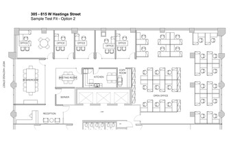 815 W Hastings St, Vancouver, BC en alquiler Plano del sitio- Imagen 2 de 5