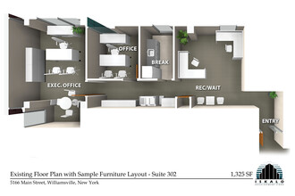 5166 Main St, Williamsville, NY en alquiler Plano de la planta- Imagen 2 de 3