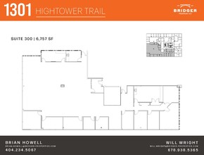 1301 Hightower Trl, Atlanta, GA en alquiler Plano de la planta- Imagen 1 de 1