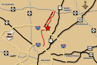 9104 Falls Of Neuse Rd, Raleigh, NC - VISTA AÉREA  vista de mapa