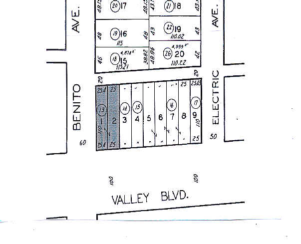 1533 W Valley Blvd, Alhambra, CA en alquiler - Plano de solar - Imagen 3 de 11