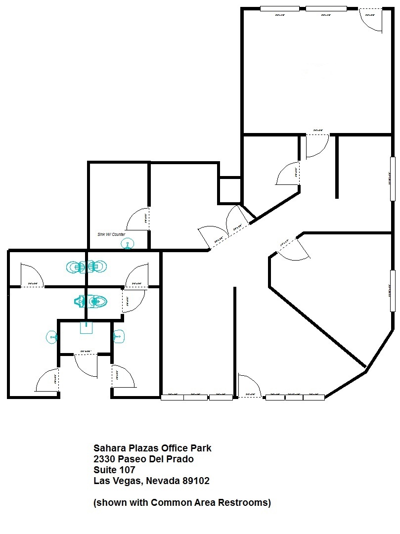 2310 Paseo Del Prado, Las Vegas, NV en alquiler Plano de la planta- Imagen 1 de 1