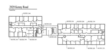 2929 Kenny Rd, Columbus, OH en alquiler Plano de la planta- Imagen 2 de 2