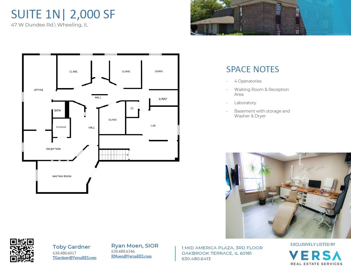 47 W Dundee Rd, Wheeling, IL en venta Plano de la planta- Imagen 1 de 5