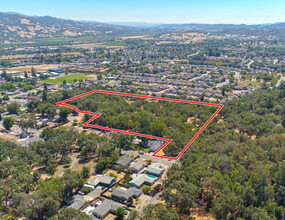 593 W 2nd St, Cloverdale, CA - VISTA AÉREA  vista de mapa