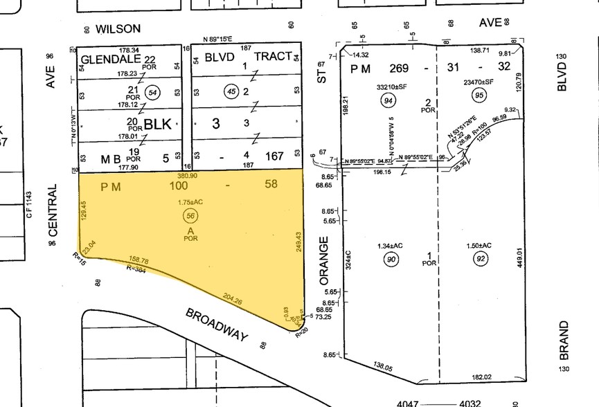 225 W Broadway, Glendale, CA en alquiler - Plano de solar - Imagen 2 de 16