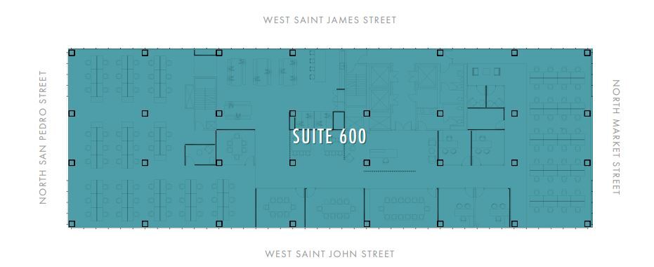 111 W Saint John St, San Jose, CA en alquiler Plano de la planta- Imagen 1 de 4