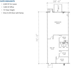 1517 W Carrier Pky, Grand Prairie, TX en alquiler Plano de la planta- Imagen 1 de 1