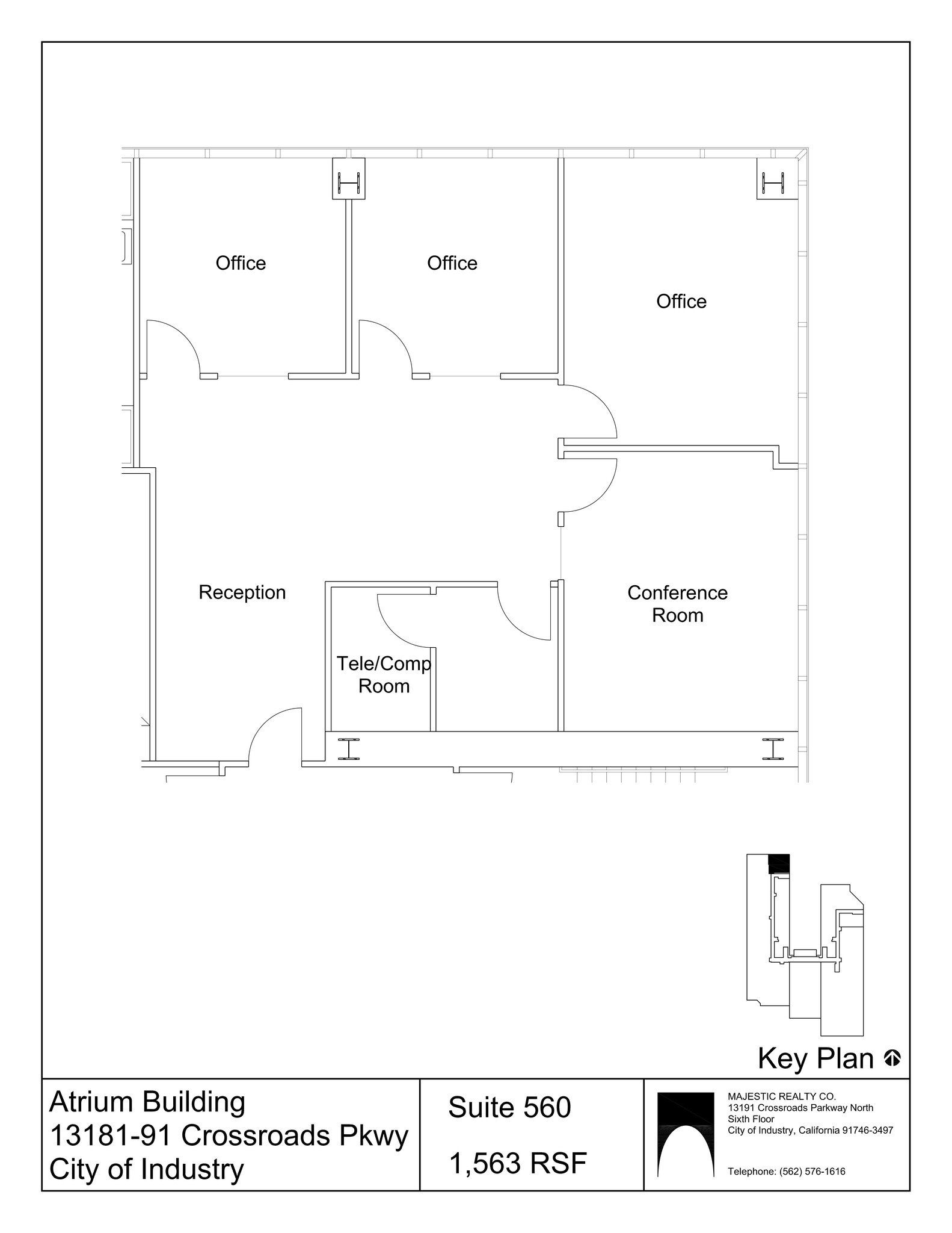 13181-13191 Crossroads Pky N, City Of Industry, CA en alquiler Plano del sitio- Imagen 1 de 1