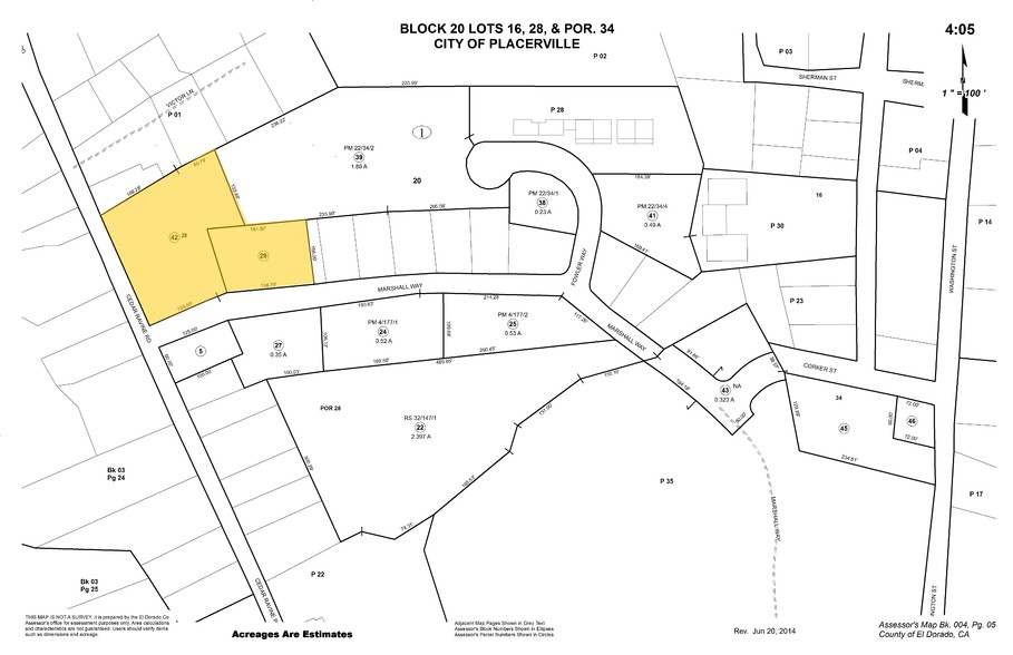 3105 Cedar Ravine Rd, Placerville, CA en venta - Plano de solar - Imagen 3 de 7