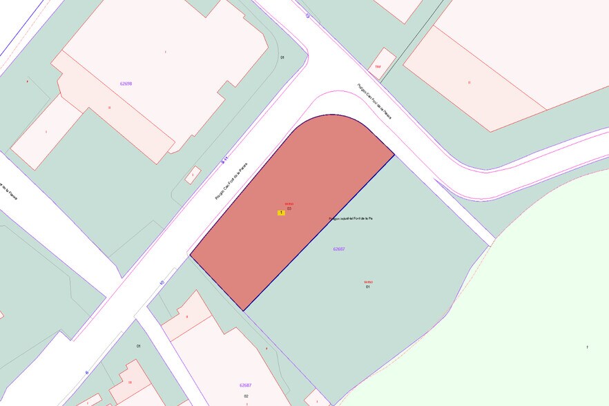 Calle Isaac Peral, 26, La Roca del Vallès, Barcelona en alquiler - Plano de solar - Imagen 2 de 2