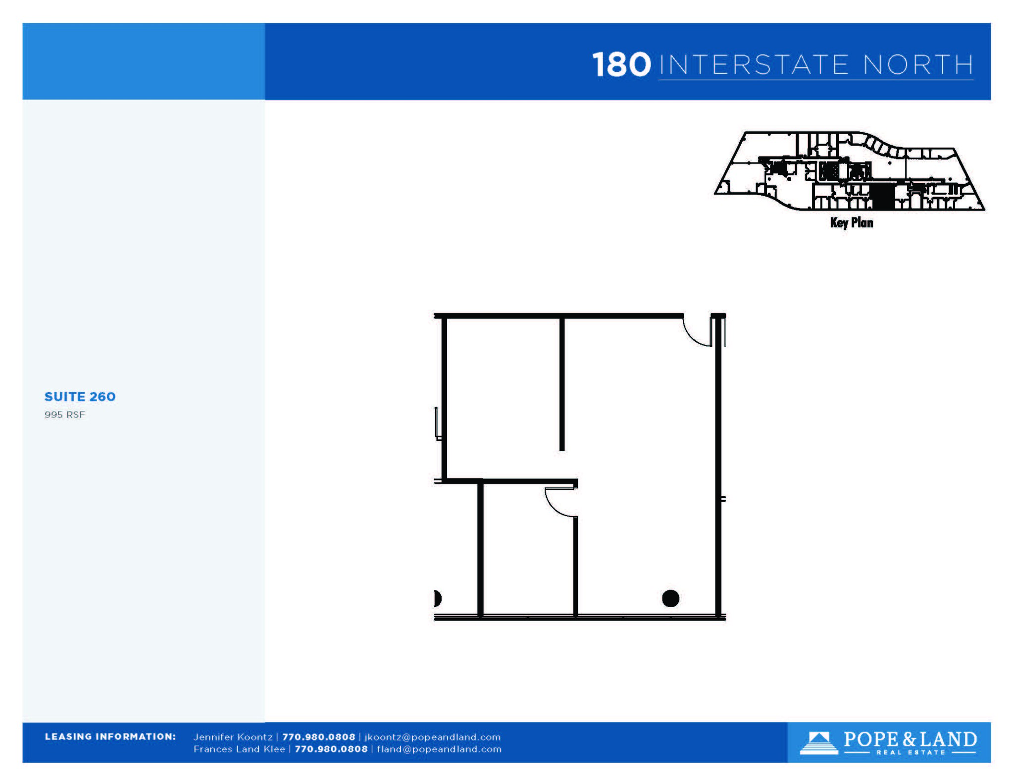 180 Interstate N Pky SE, Atlanta, GA en alquiler Plano de la planta- Imagen 1 de 2