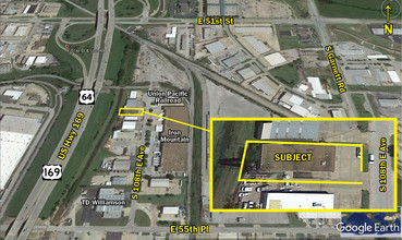 5422 S 108th East Ave E, Tulsa, OK - VISTA AÉREA  vista de mapa