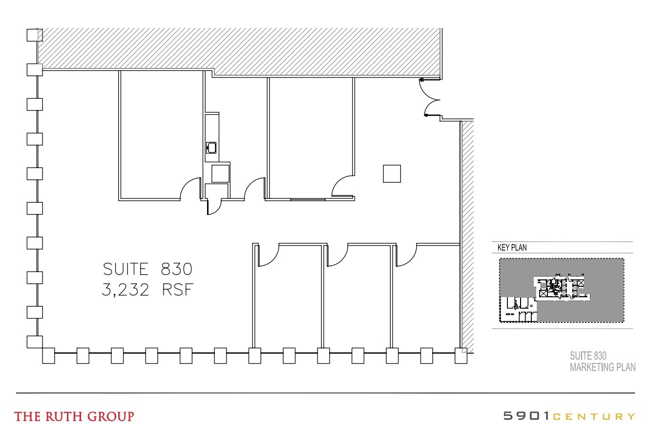 5901 W Century Blvd, Los Angeles, CA en alquiler Plano de la planta- Imagen 1 de 1