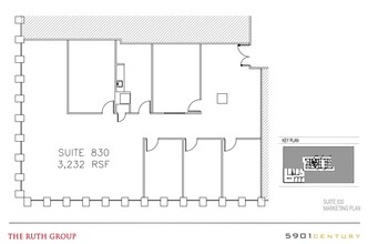 5901 W Century Blvd, Los Angeles, CA en alquiler Plano de la planta- Imagen 1 de 1